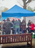 Carol singing for Oxfam